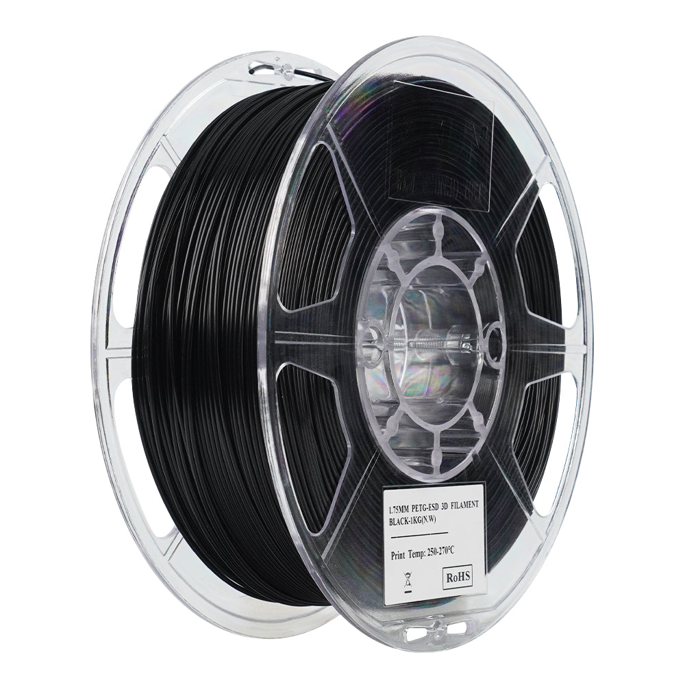 eSUN PETG ESD Filament Black - 1.75 mm 1kg