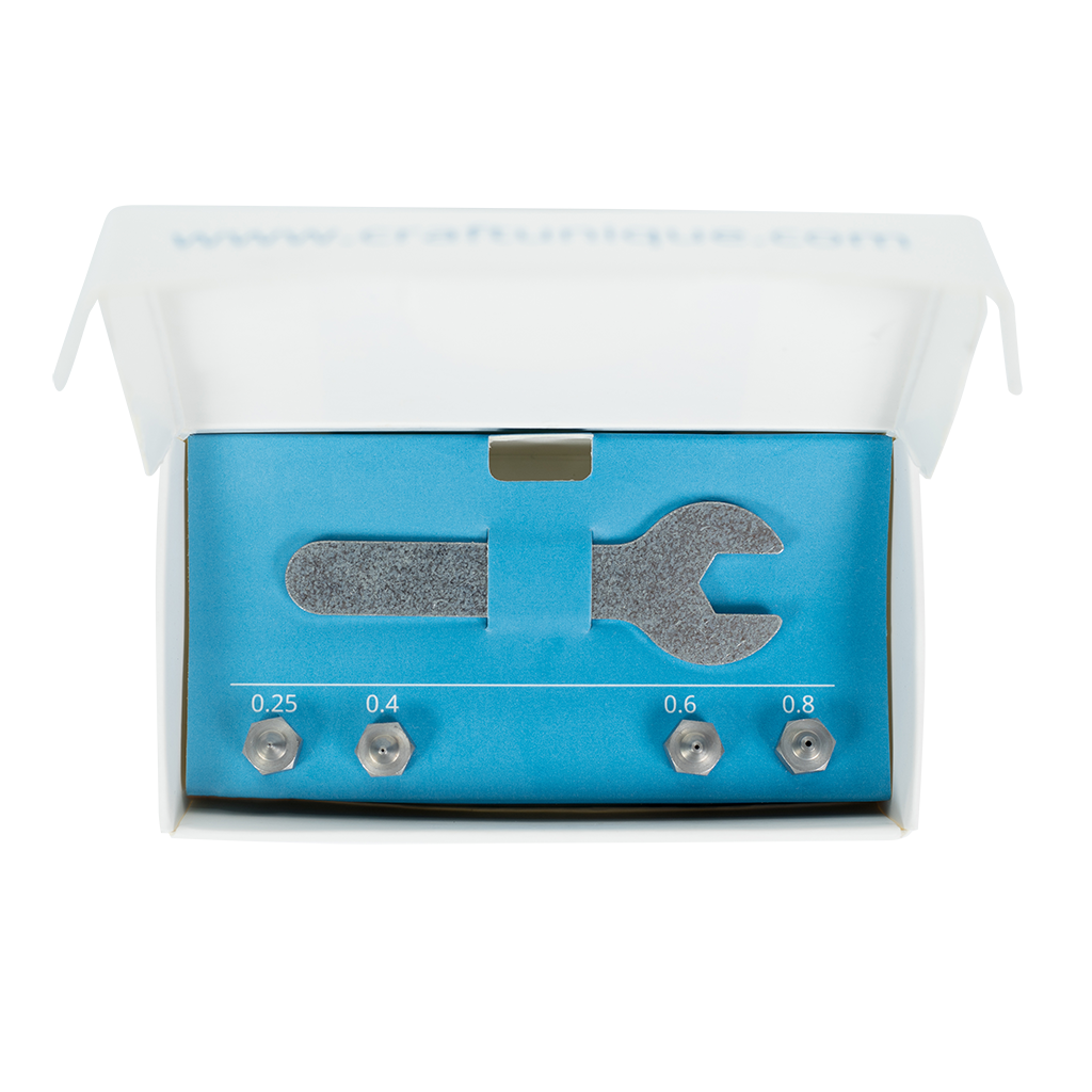 Craftbot Plus Pro / Craftbot 3 N1 Hardened Steel Nozzle Kit - Digitmakers.ca