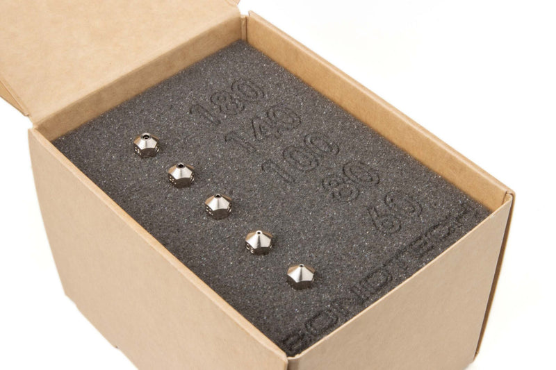 Bondtech CHT® Coated Brass 5 Pack Nozzle for RepRap 1.75/2.85 blocks - Digitmakers.ca