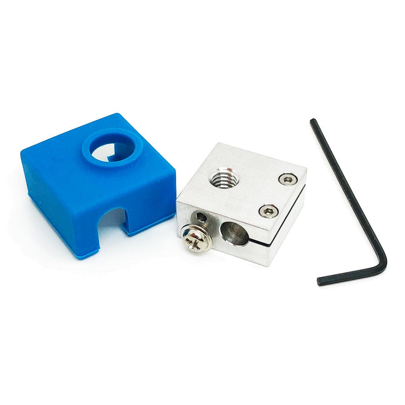 Micro-Swiss Heater Block Upgrade with Silicone Sock for CR10 Printers - Digitmakers.ca providing 3d printers, 3d scanners, 3d filaments, 3d printing material , 3d resin , 3d parts , 3d printing services