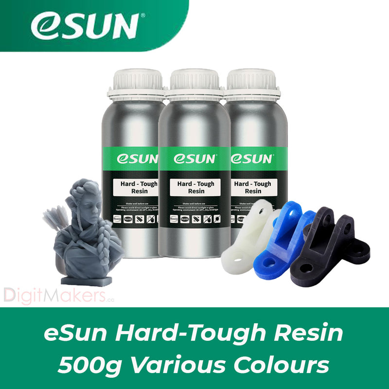 ESUN Hard-Tough Resin ABS Like For LCD Printer 500g - various colors - Digitmakers.ca