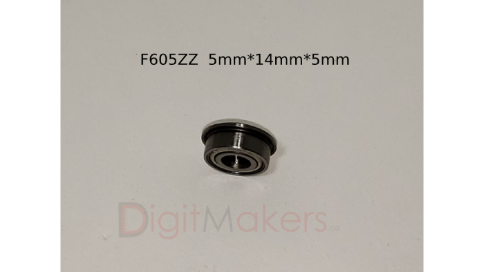 Flange Ball Bearing F605ZZ - Digitmakers.ca providing 3d printers, 3d scanners, 3d filaments, 3d printing material , 3d resin , 3d parts , 3d printing services