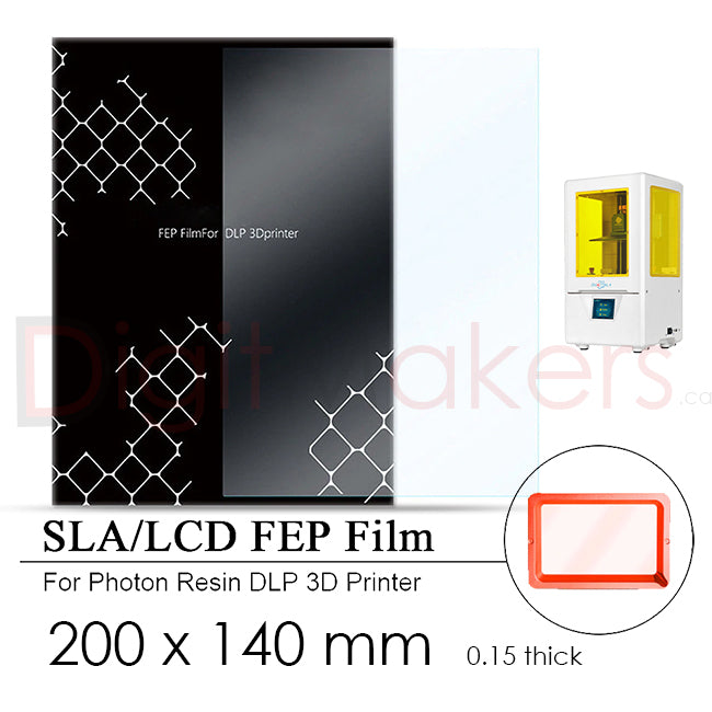Replacement FEP Film for Anycubic Photon S - Digitmakers.ca providing 3d printers, 3d scanners, 3d filaments, 3d printing material , 3d resin , 3d parts , 3d printing services
