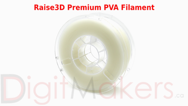Raise3D Premium PVA Filament - Digitmakers.ca providing 3d printers, 3d scanners, 3d filaments, 3d printing material , 3d resin , 3d parts , 3d printing services