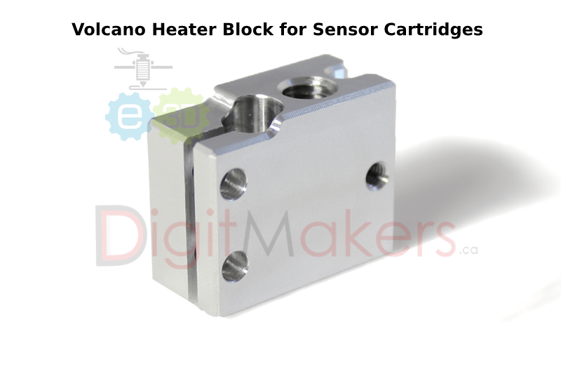 Volcano Heater Block for Sensor Cartridges - Digitmakers.ca providing 3d printers, 3d scanners, 3d filaments, 3d printing material , 3d resin , 3d parts , 3d printing services