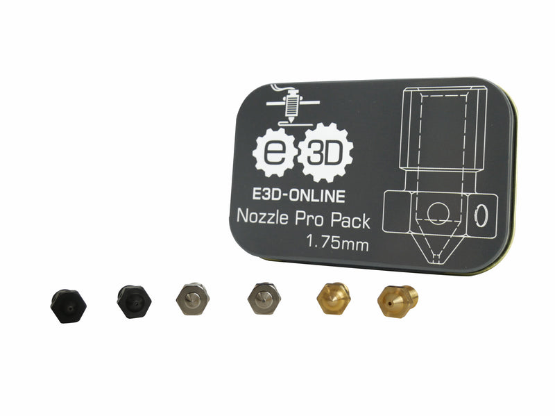 E3D Nozzle Pro Pack - 1.75mm Filament - Digitmakers.ca