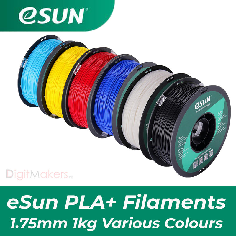 ESun PLA+ Filament 1.75mm 1kg-27 Colors Available - Digitmakers.ca