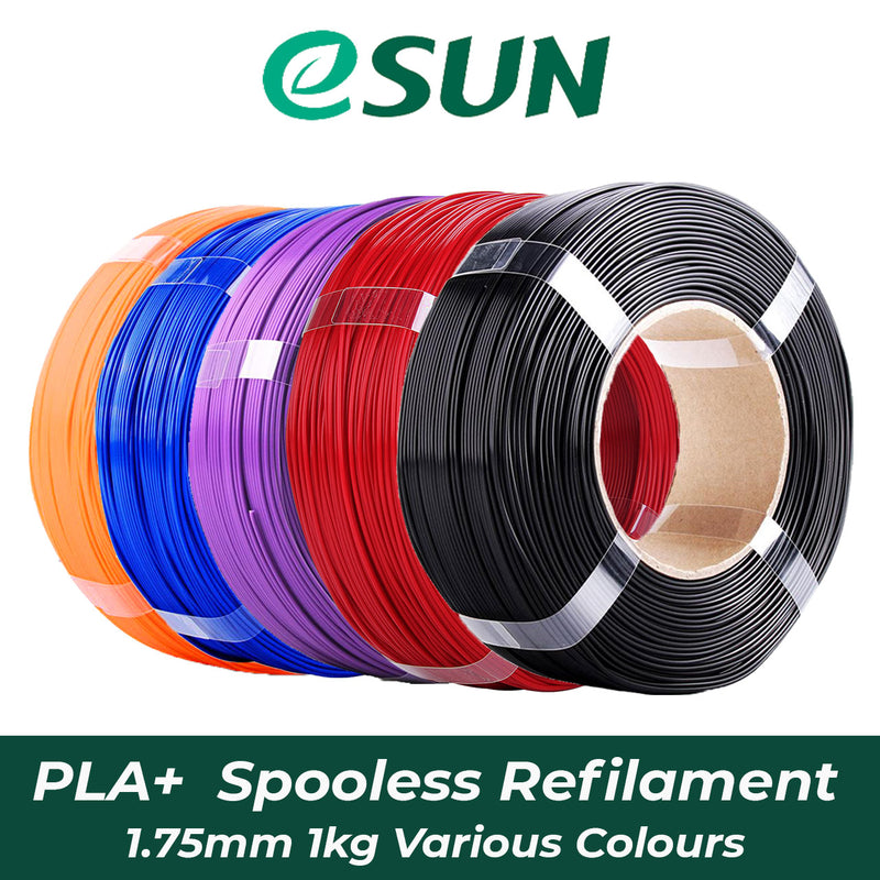 eSUN PLA+ ReFilament 1.75 mm 1kg Spooless - Various Colors - Digitmakers.ca