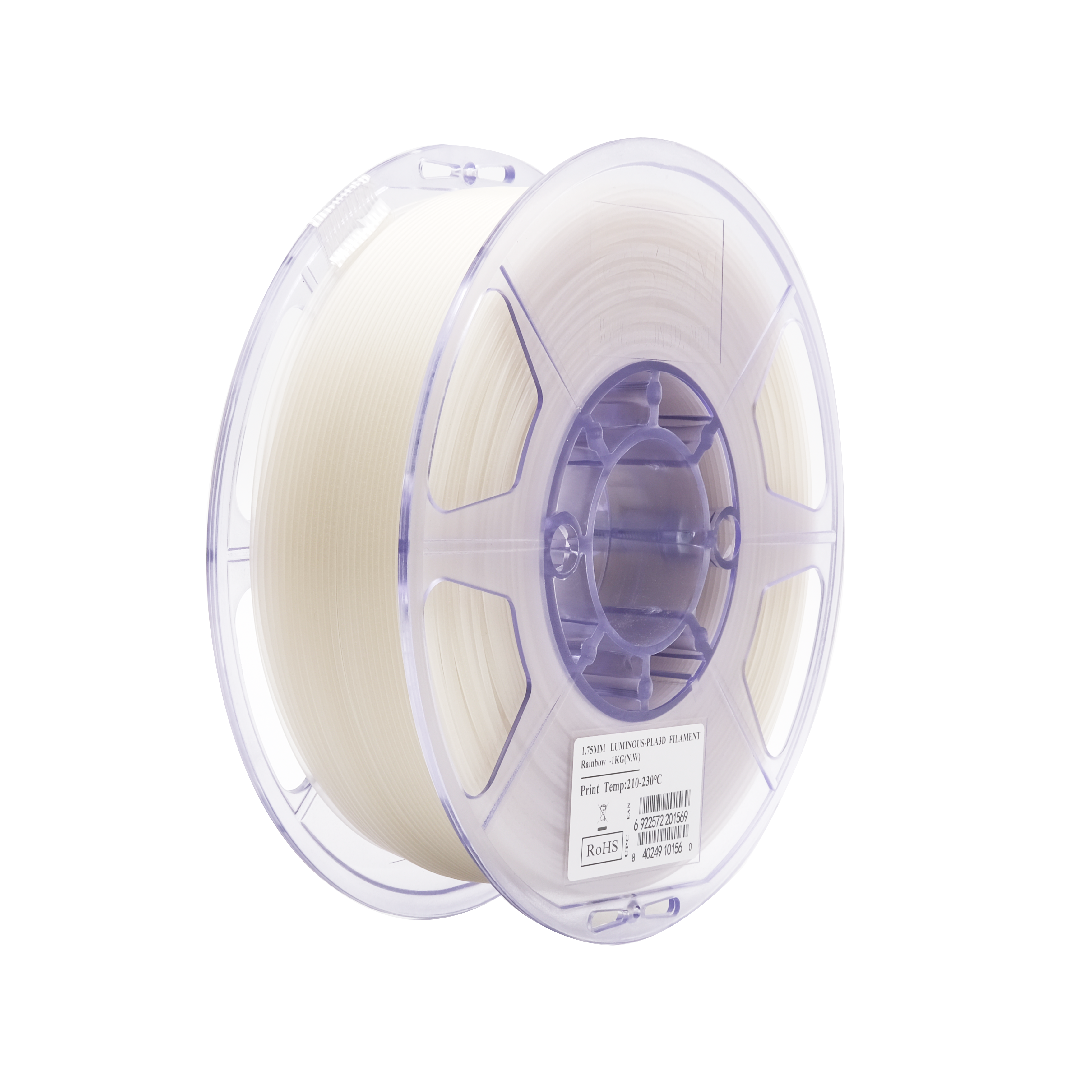 eSun Luminous Rainbow PLA Filament 1.75mm 1kg Spool - Digitmakers.ca