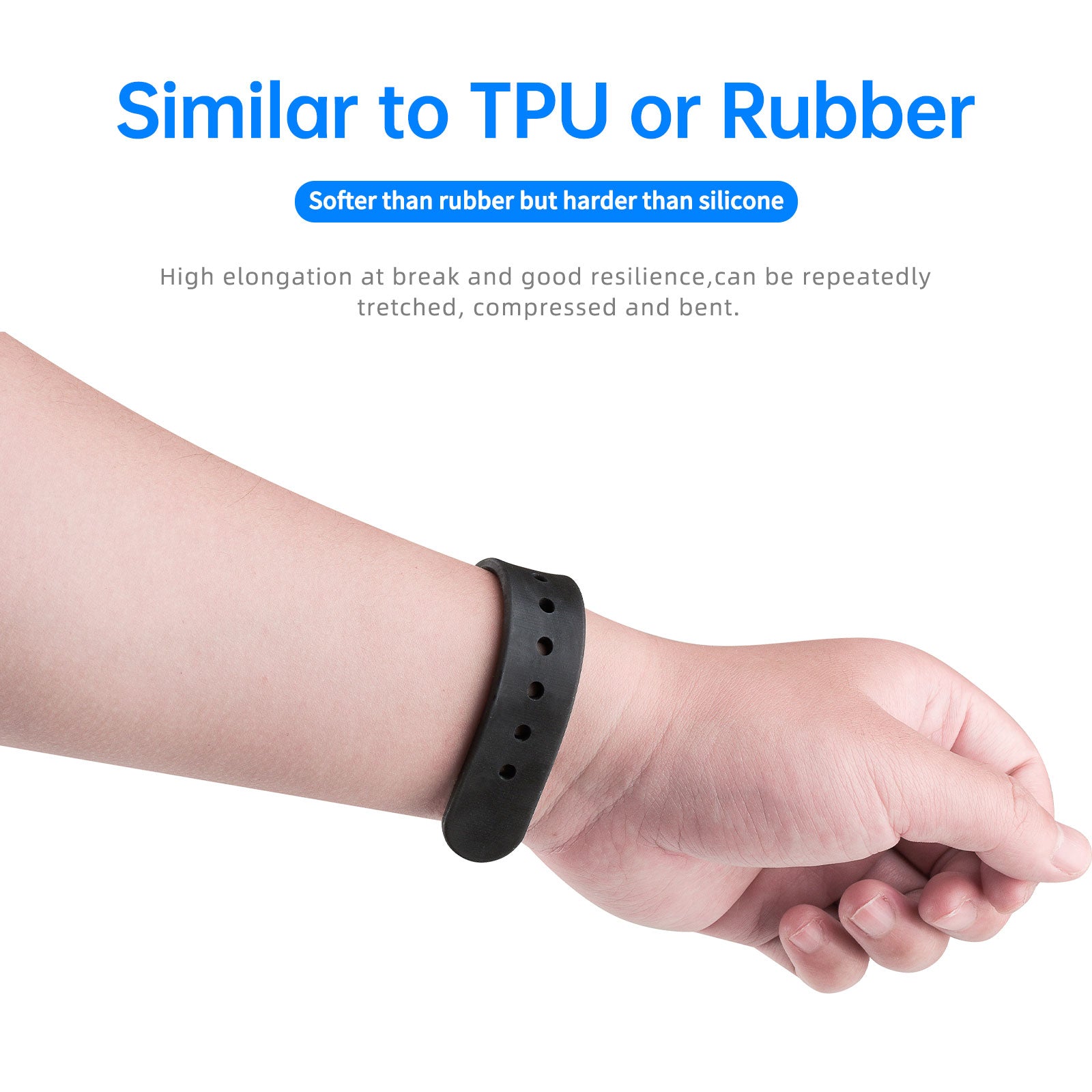 Résine flexible Resione FX60, type caoutchouc, type TPU, 500 g