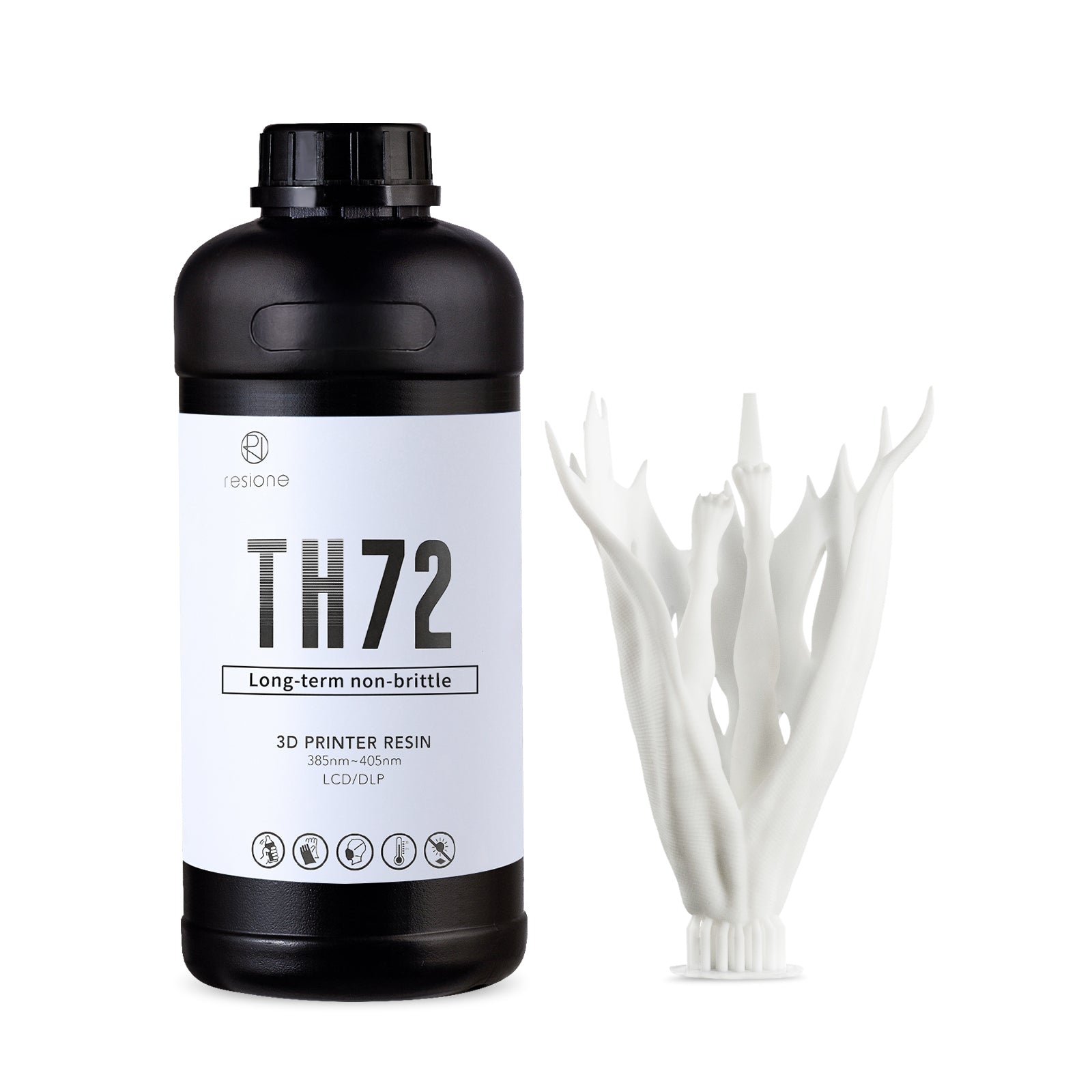 Resione TH72 Long-lasting Non-brittle Resin (1kg) - Various colors