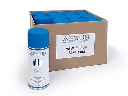 AESUB Blue - Spray évanescent pour scan 3D 400ml