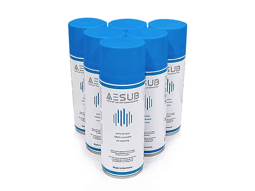 AESUB Blue - Spray évanescent pour scan 3D 400ml