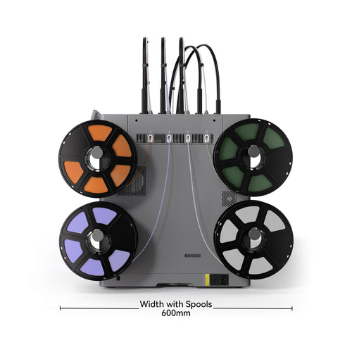 Flashforge Creator 5 4-Toolheads Multi-Color 3D Printer - ETL Certified