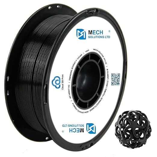 Rebranded eSUN PLA+ Filament 1.75mm 1kg - Black