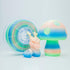 ZIRO Filament PLA Arc-en-ciel à Gradient de Couleurs et à Effet Phosphorescent dans le Noir - 1kg, 1.75mm, GID arc-en-ciel