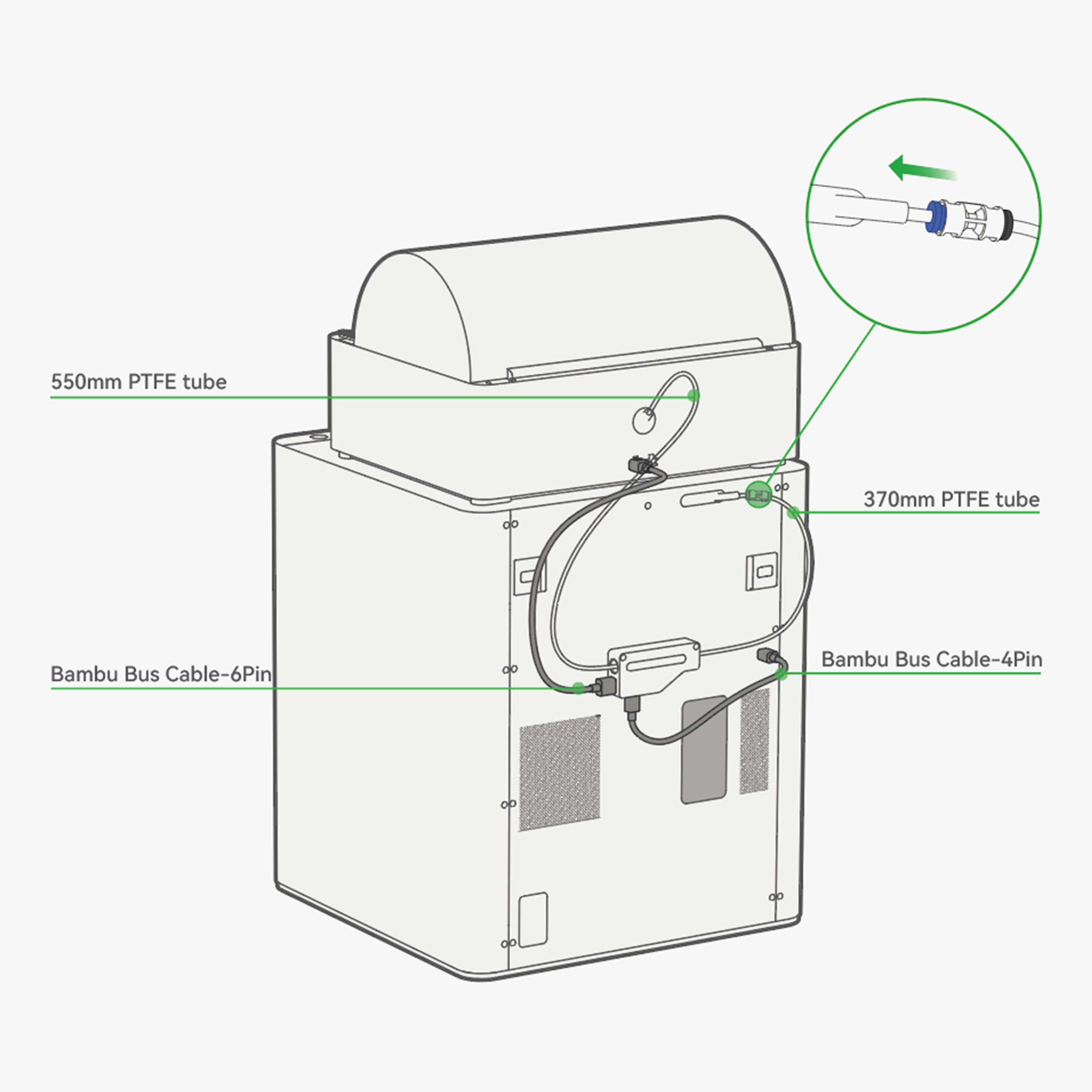 Buffer de filament Bambu Lab