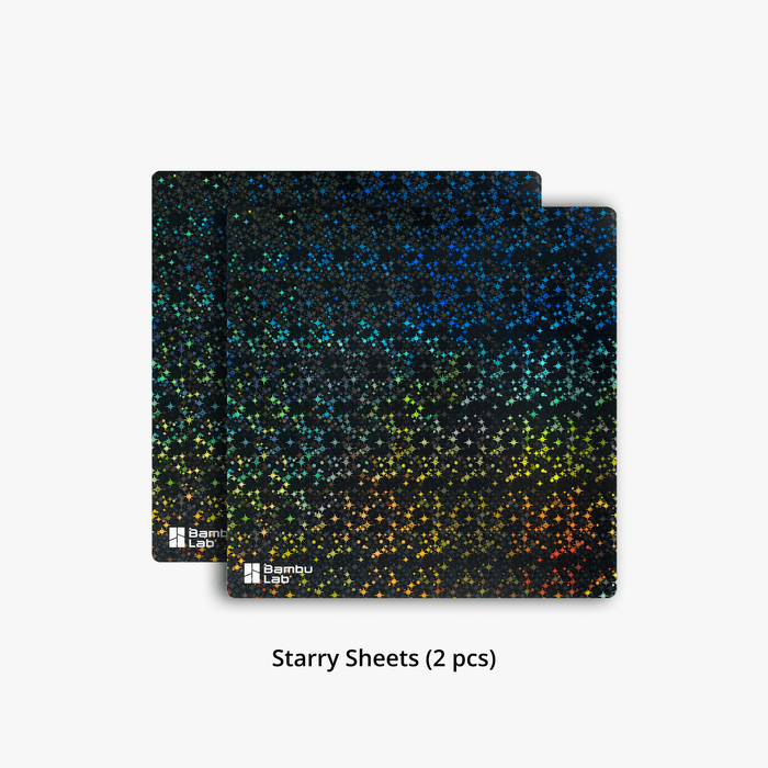 Plaque à effet 3D Bambu Lab - Séries X1, P1, A1 - (Feuilles et plaques diverses)