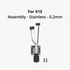 Bambu Lab Hotend Complet avec Buse en Acier Trempé / Inoxydable - X1E