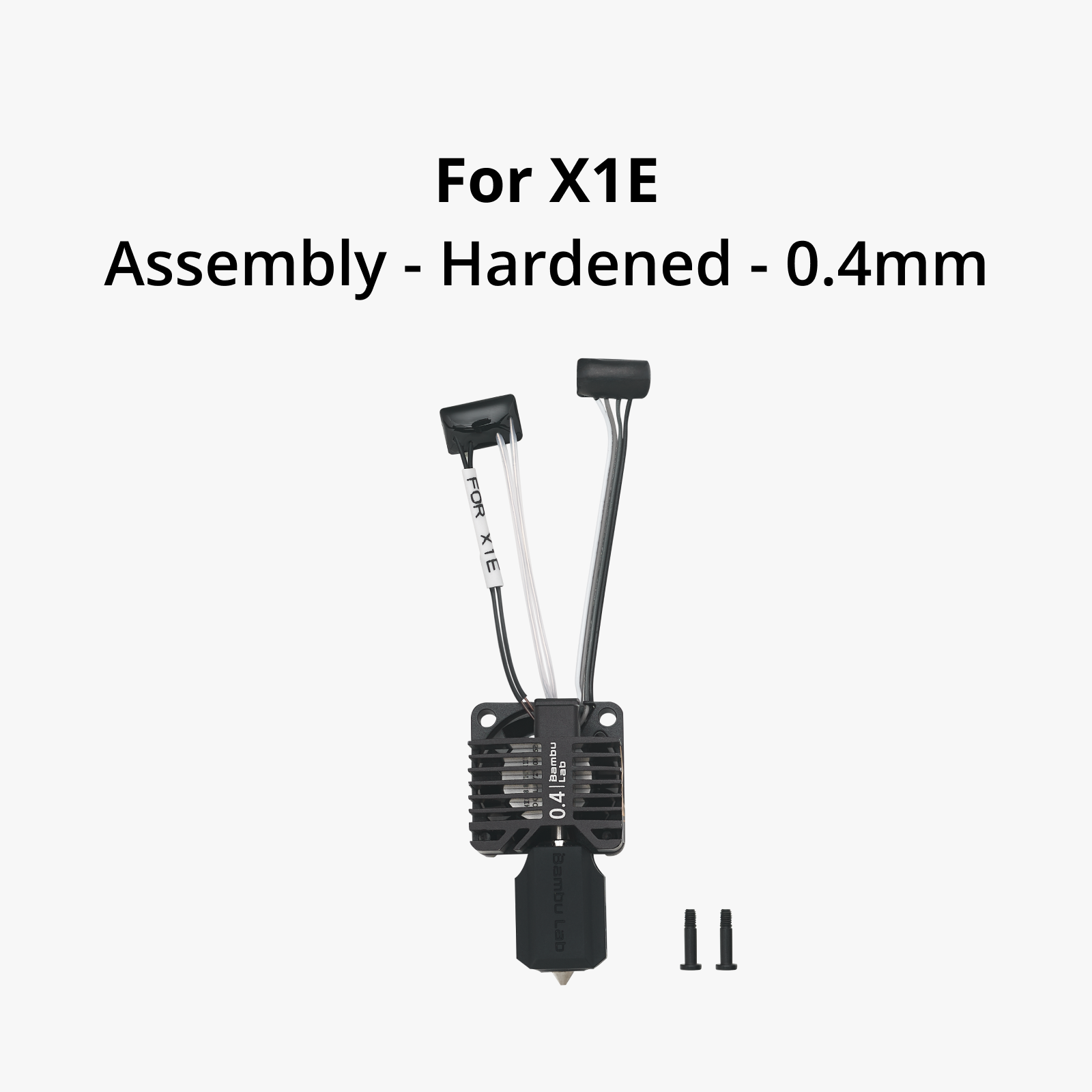 Bambu Lab Hotend Complet avec Buse en Acier Trempé / Inoxydable - X1E