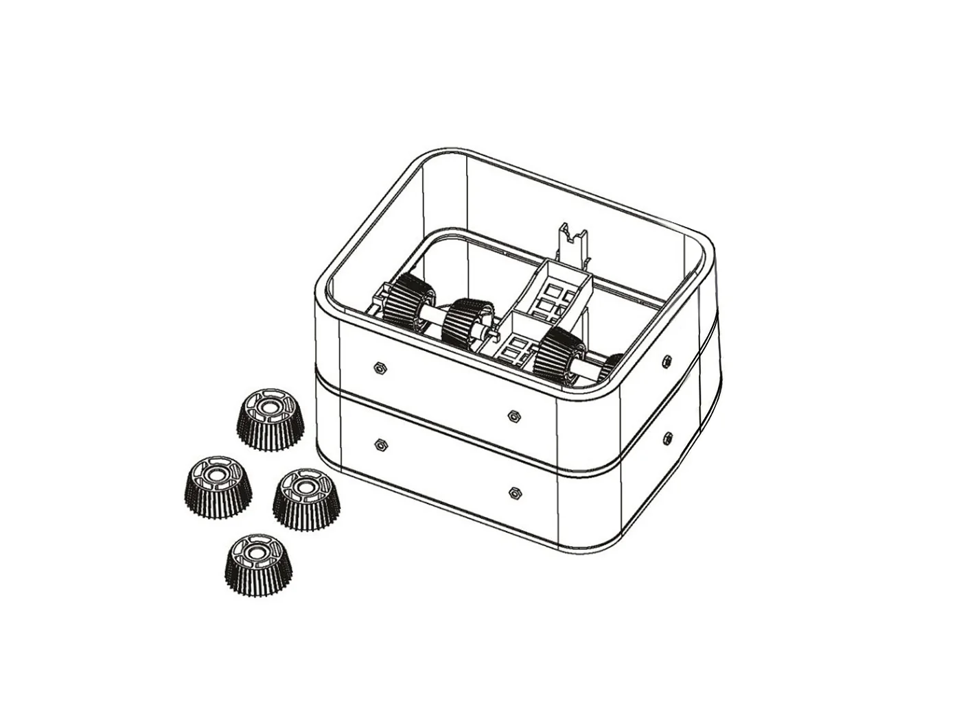 Additional Chamber Kit (double-wall) for PrintDry Filament Dryer PRO/PRO3