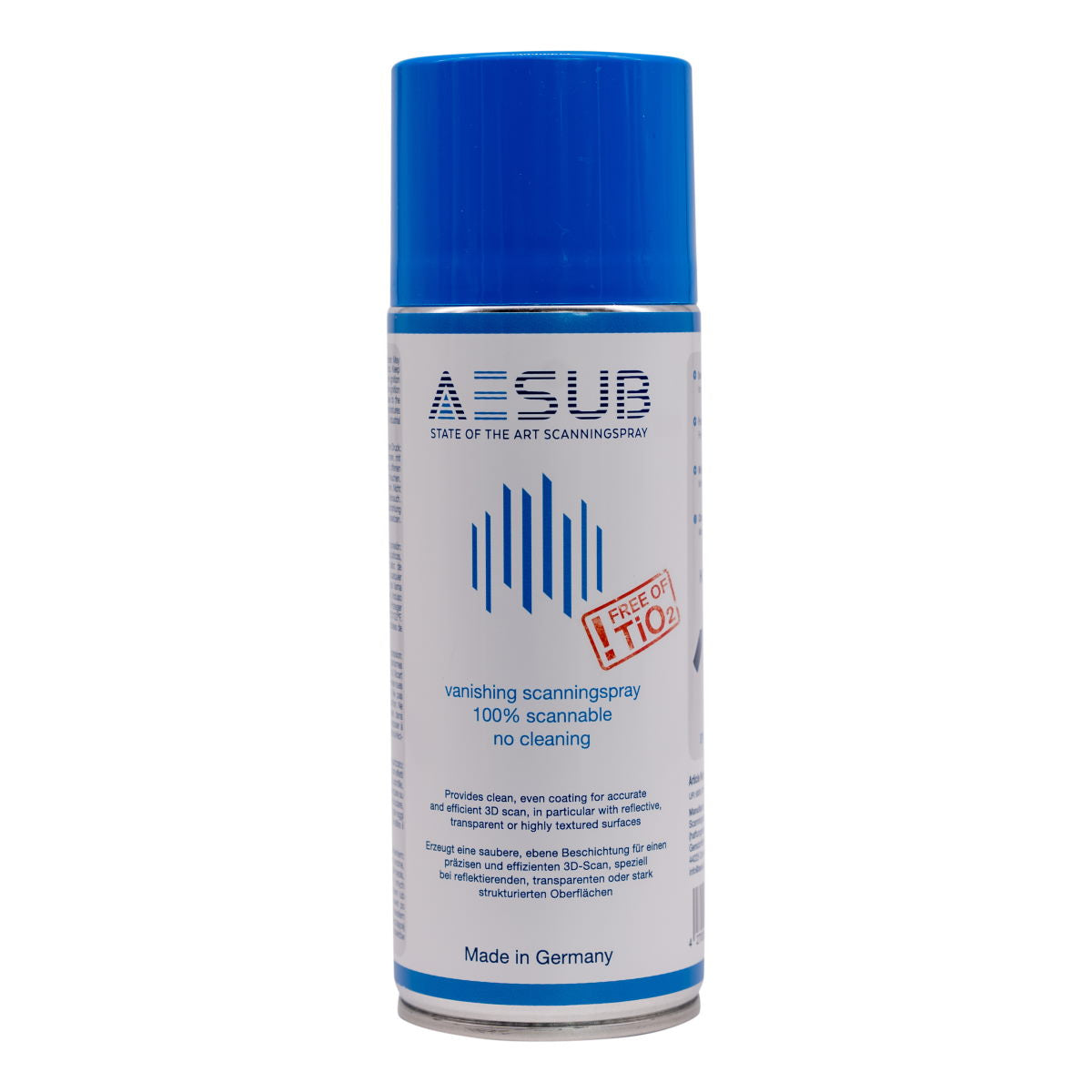 AESUB Blue - Vanishing Spray for 3D Scanning 400ml