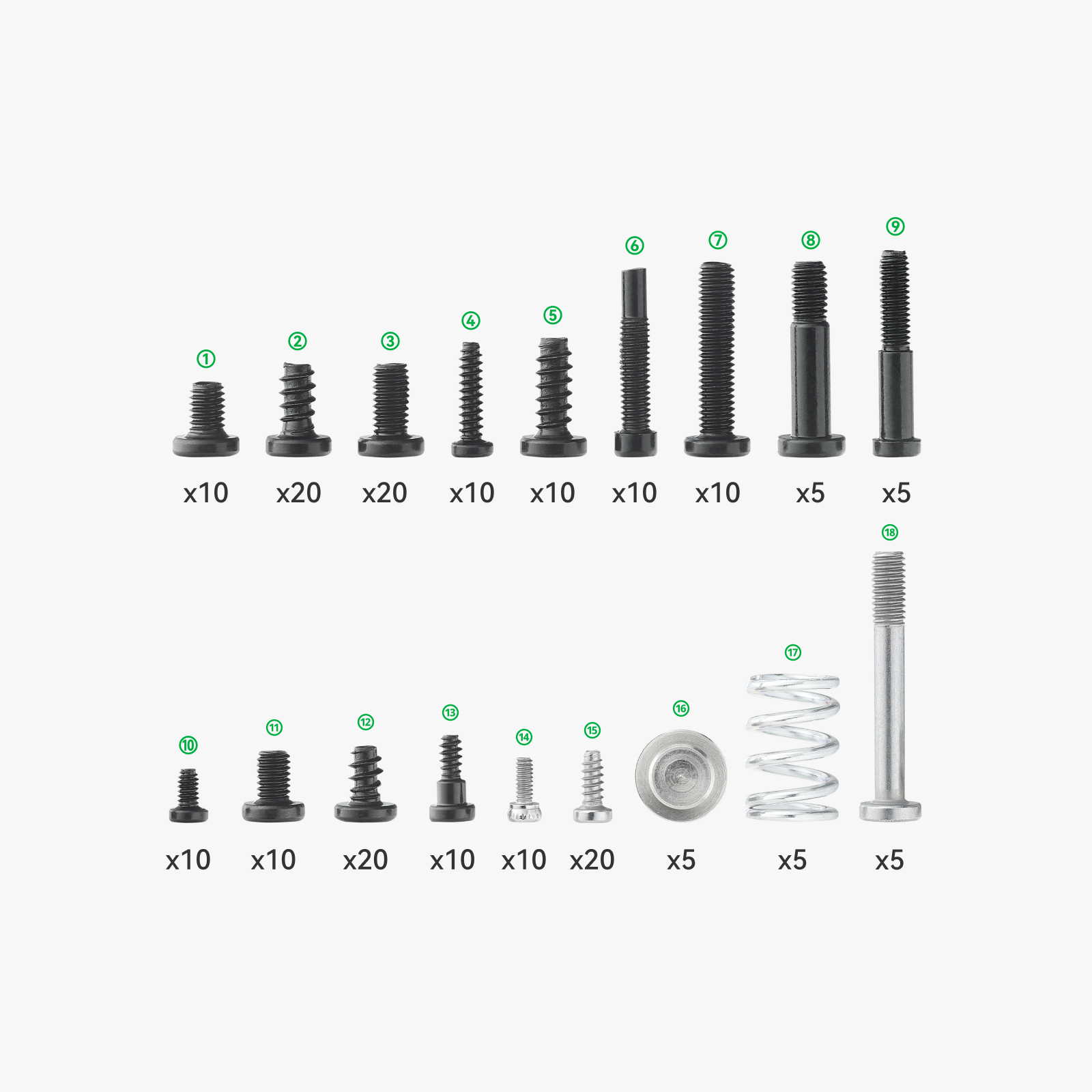 Bambu Lab Screws Kit - X1 Series/P1 Series and AMS