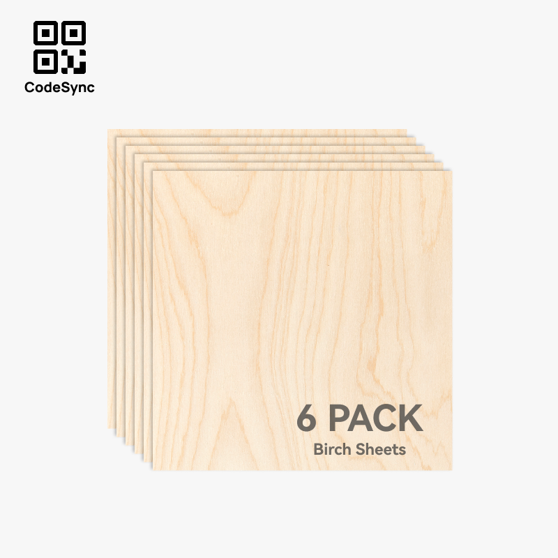 Bambu Lab 3mm Birch Plywood (6pcs)