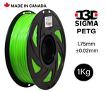 D3D Sigma PETG 1kg 1.75 mm Spooled Various Colors