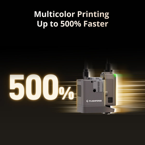 Flashforge Creator 5 Pro 4-Toolheads Enclosed Multi-Color 3D Printer - ETL Certified