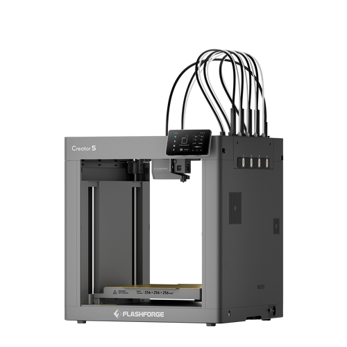 Flashforge Creator 5 4-Toolheads Multi-Color 3D Printer - ETL Certified