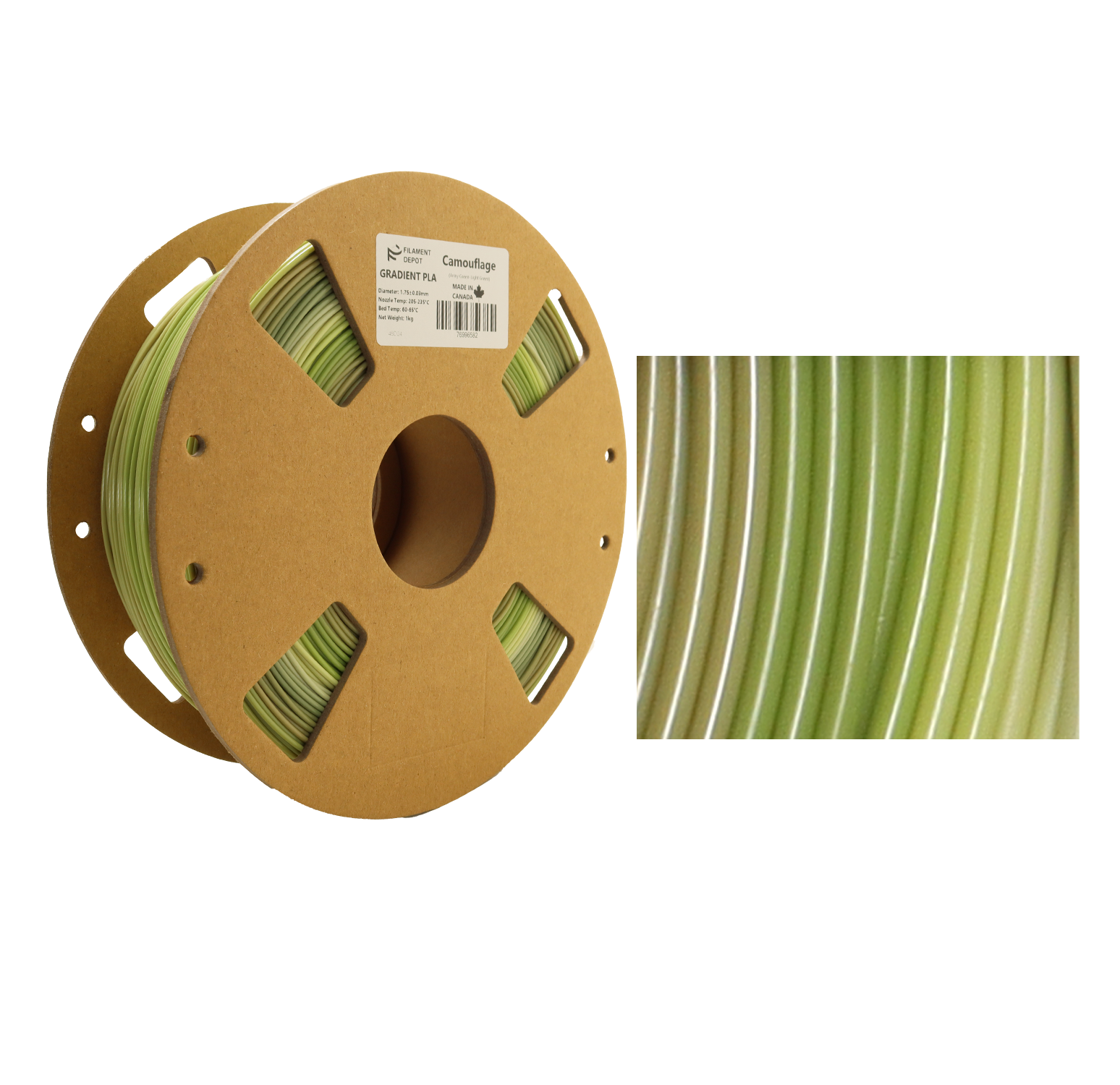 Filaments Depot Gradient PLA - 1.75mm 1kg