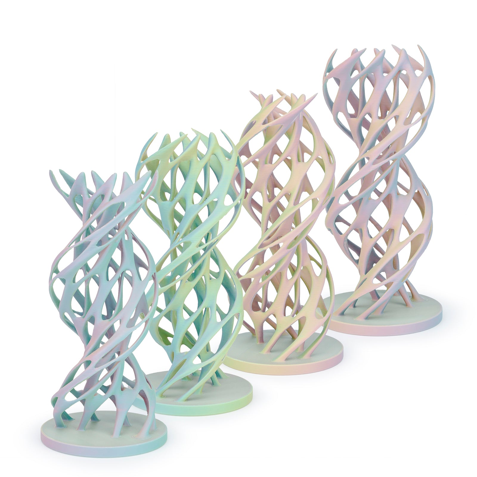 ZIRO Triple Color Co-extrusion Matte PLA Filament - 1kg, 1.75mm