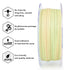 ZIRO Triple Color Co-extrusion Matte PLA Filament - 1kg, 1.75mm
