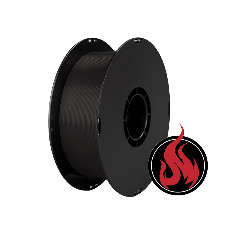 D3D Premium  Fire Resistant PLA - 1.75mm  1kg - Black