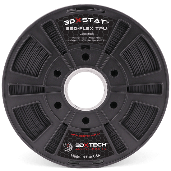 3DXSTAT ESD Flex Filament 750g 1.75mm Black