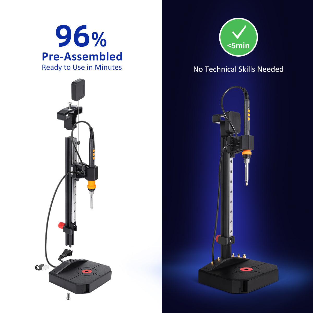 Mintion Professional Heat Insert Press Kit Nutopress Pro