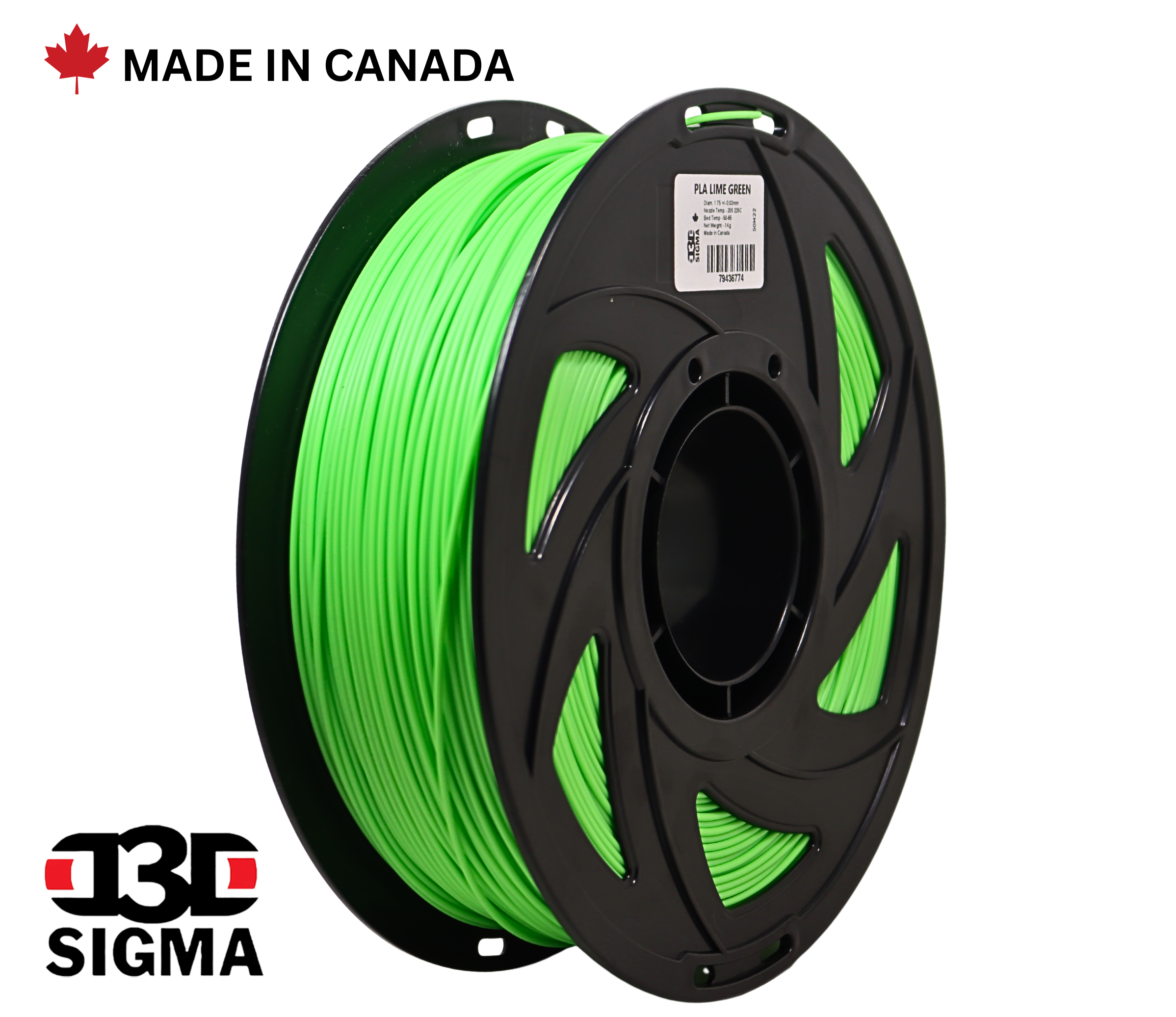 D3D Sigma PLA 1.75mm 1kg - 34 Colors