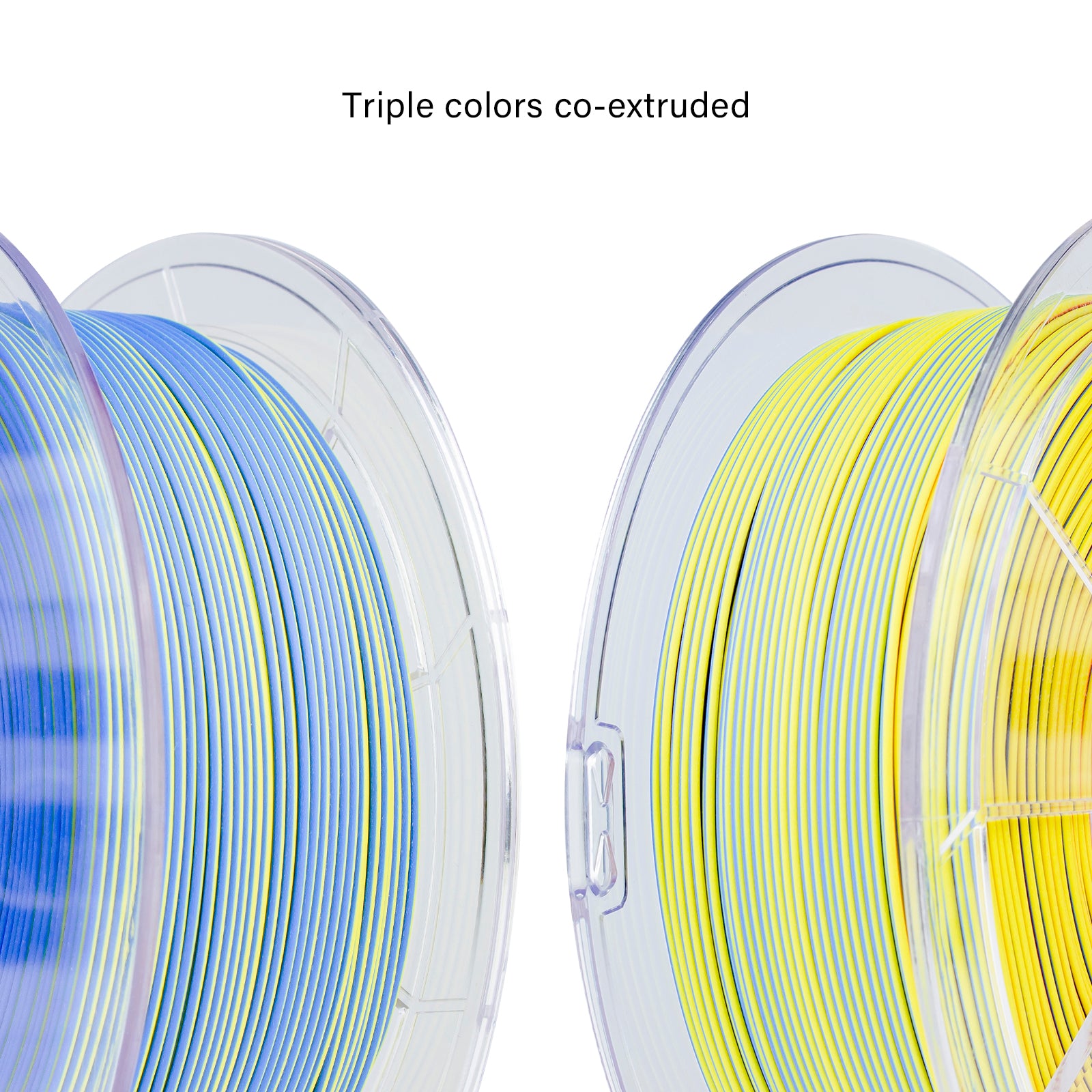 ZIRO Triple Color Co-extrusion Matte PLA Filament - 1kg, 1.75mm