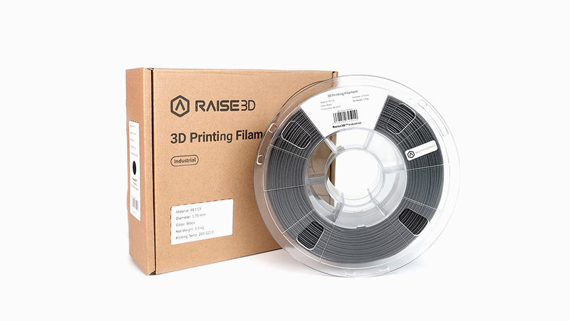Raise3D Industrial PET CF Filament 1.75mm 1kg Black - Digitmakers.ca