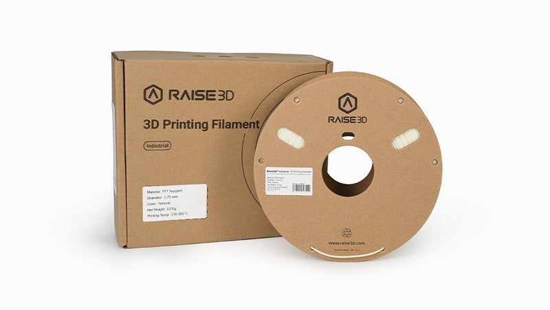 Raise3D Industrial PET Support Filament 1.75mm 1kg Natural - Digitmakers.ca