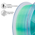 ZIRO Gradient Color Translucent PLA Filament - 1kg, 1.75mm, Season series
