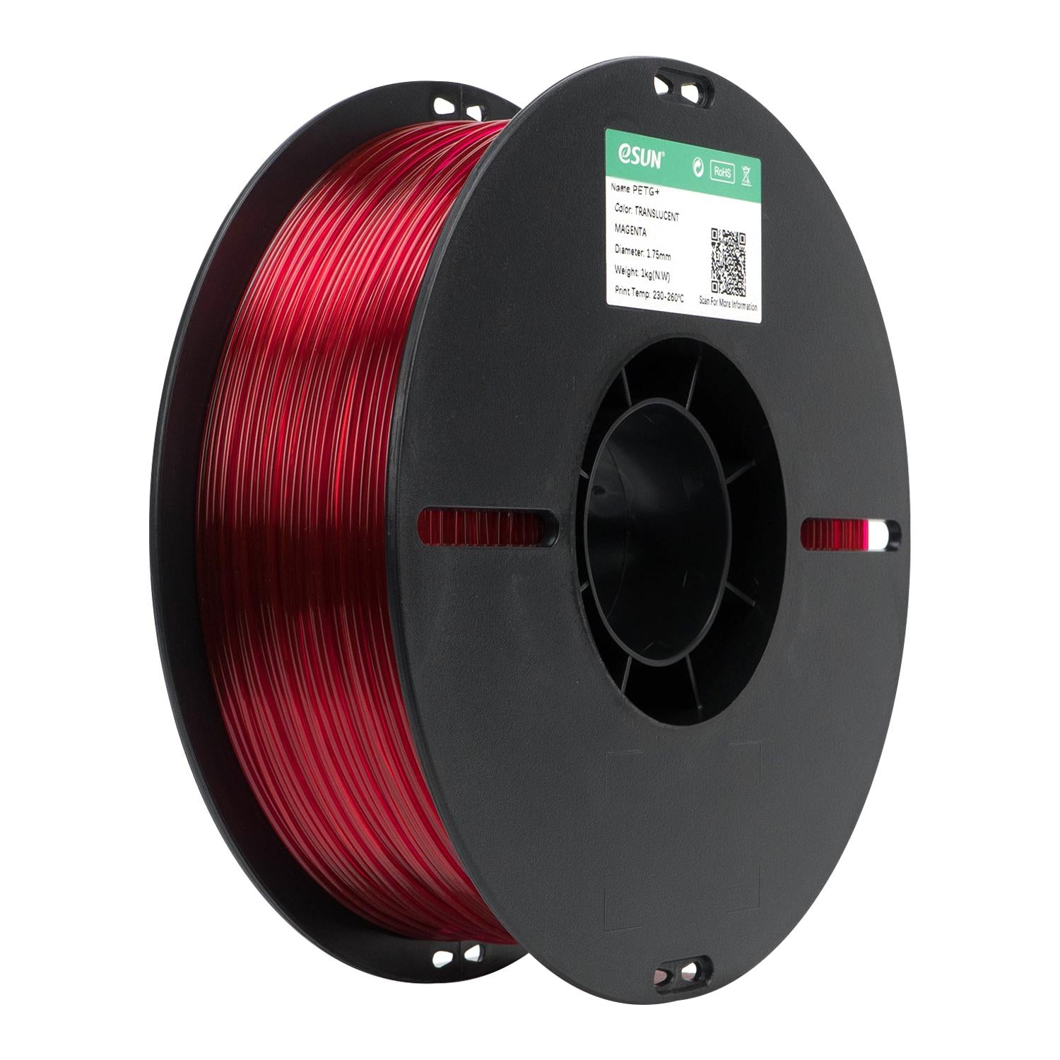 eSUN PETG+ Filament 1.75 mm 1kg Spool Various Colors