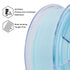 ZIRO Gradient Color Translucent PLA Filament - 1kg, 1.75mm, Season series