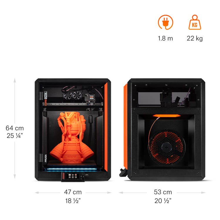 Prusa CORE One L+ Critical Infrastructure Edition (with encrypted 30GB USB) - ETL Certified