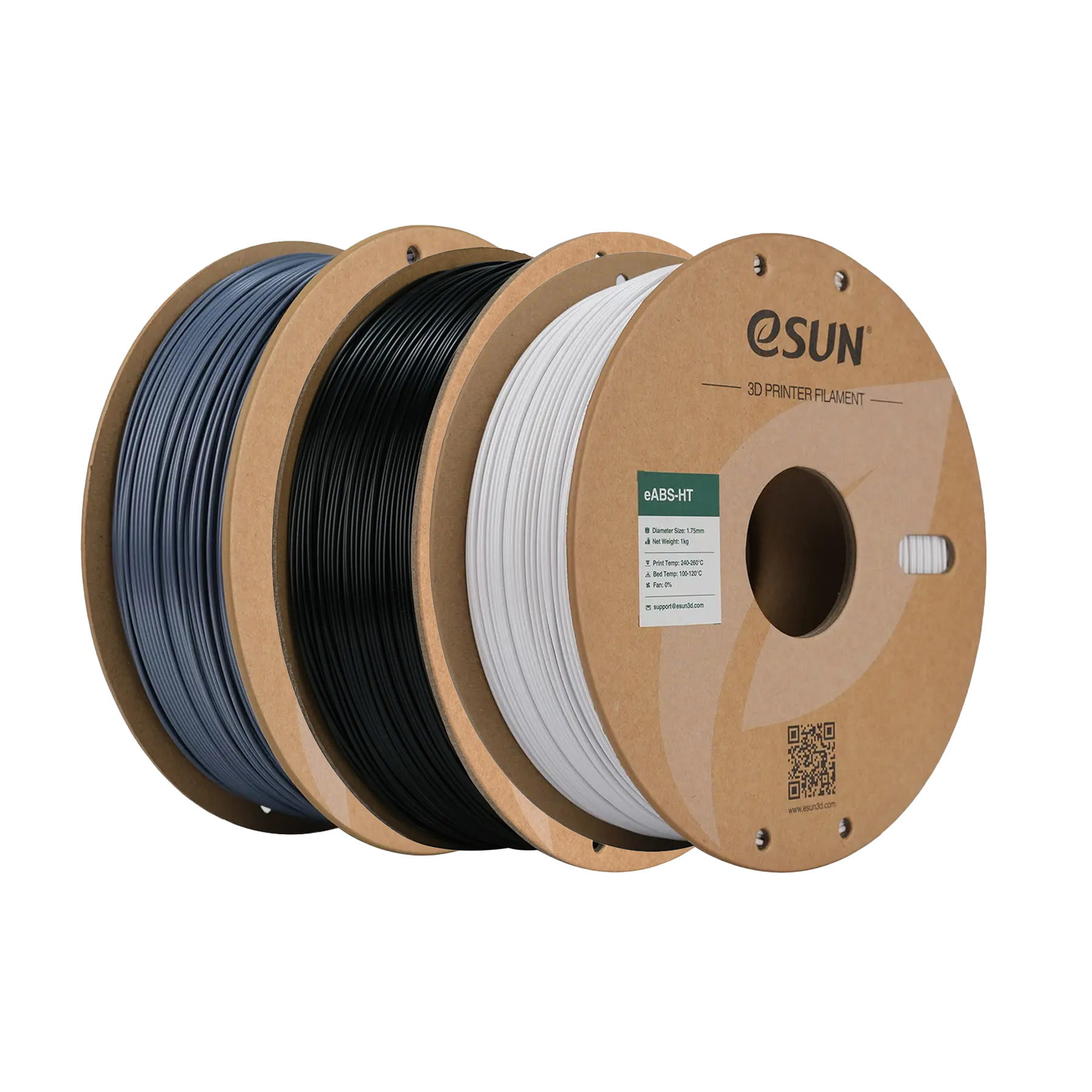 eSUN ABS-HT Filament 1.75 mm 1kg - Black