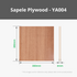 Contreplaqué de sapelli 3 mm Bambu Lab (6 pièces)