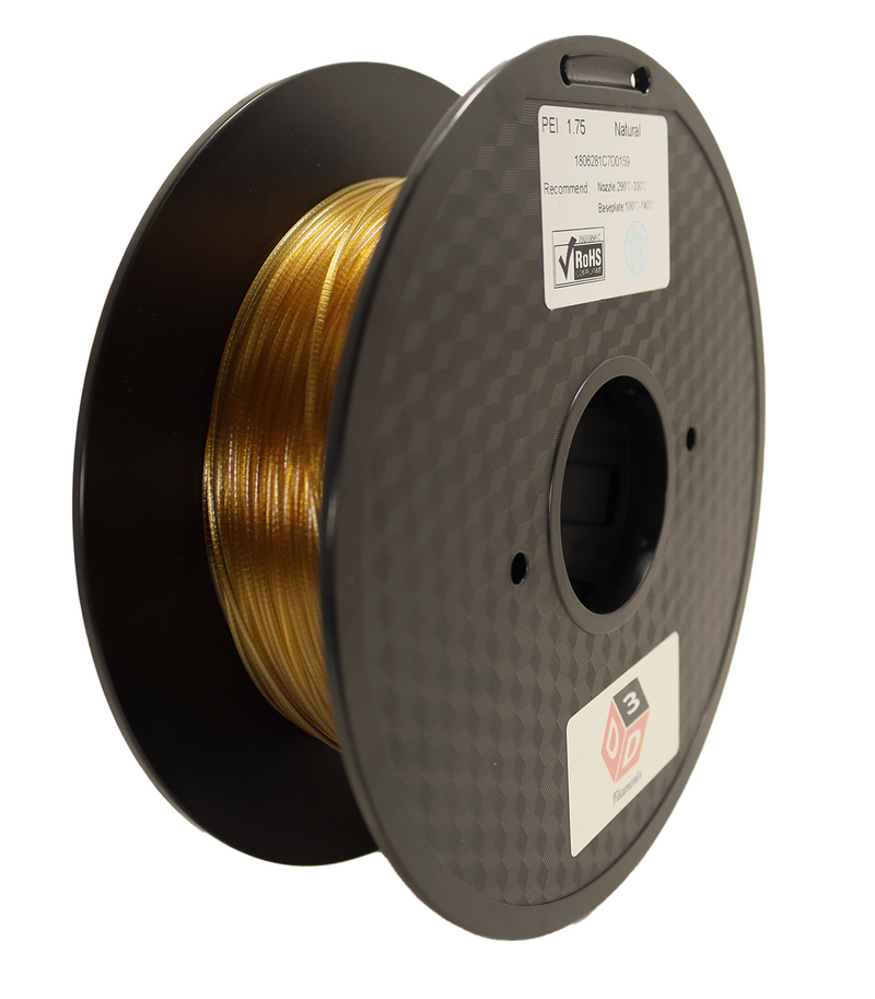 D3D ULTEM® PEI Filament, Natural, 1.75mm 500g - Digitmakers.ca