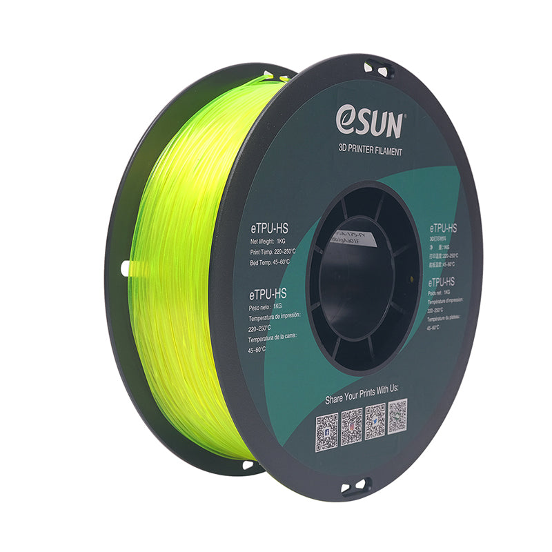 eSUN eTPU-HS (High Speed) Filament - 1.75mm 1kg Various Colors