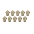 Buse en acier MK10 - Lot de 10 - 0,4 mm